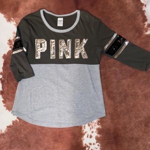 PINK 3/4 sleeve top